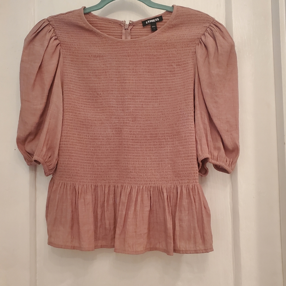 Express peplum blouse